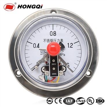 Stainless Hlau Hluav Taws Xob Tiv Thaiv Kev Ntsuas Siab Nrog Flange