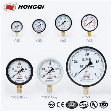 100mm Yooj Yim Txhaum Sab Mount / Rov Qab Mount / Flanged Steel Case Manometer M20 * 1.5, G1 / 2 '', 1/2 '' NPT ± 1.6% Qhov tseeb
