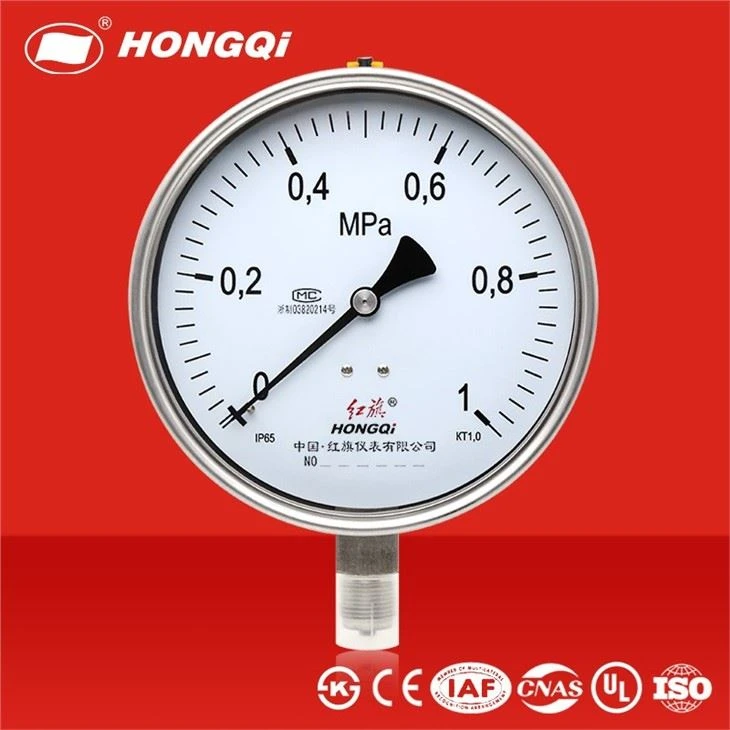 150mm Full Stainless Steel Oil Filled Pressure Gauge Manometer
