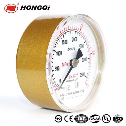 2.5 "Oil Filled Pressure Gauge With Painted Steel Case