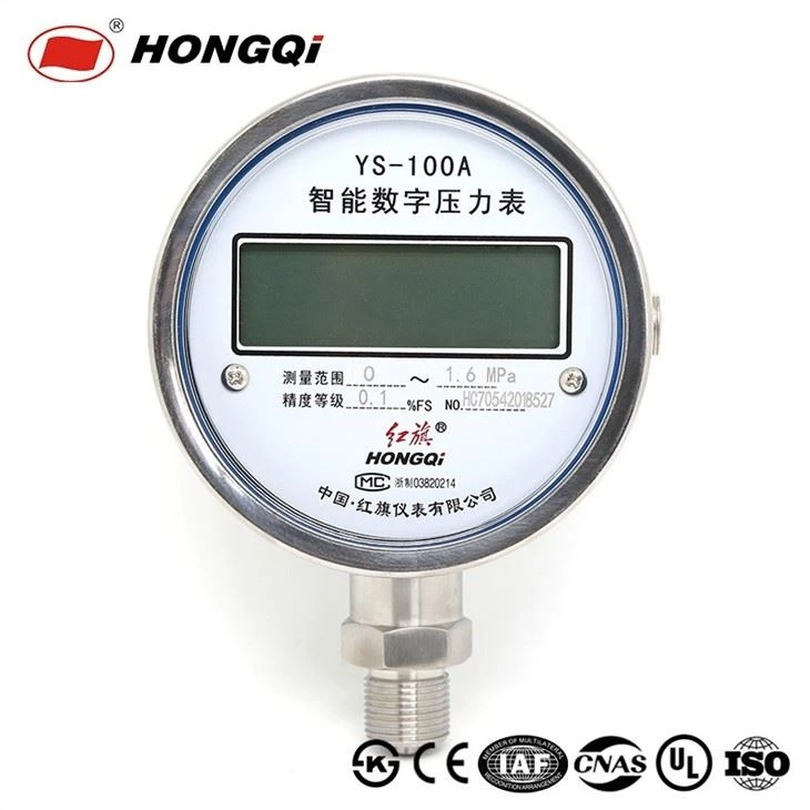LCD Screen Stainless Steel Intelligent Digital Pressure Gauge