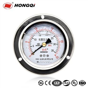 60mm Back Mount Nrog Flange Filled Glycerin Manometer