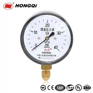 60mm Capsule Pressure Gauge Membrane Siab Meter