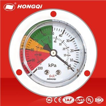 Siab Gauge Manometer Nrog Flange