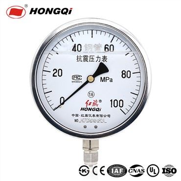 Shockproof Glycerin Sau Nrog Manometer