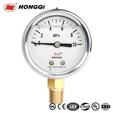 Vibration-Proof Vuam Roj Filled Pressure Gauge