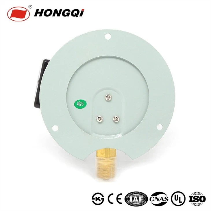 YX-100T Bottom Electric Contact Temperature Pressure Gauge With Flange